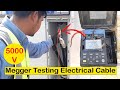 How to use a megger to test wire insulation  megger testing electrical wiring  mm asif