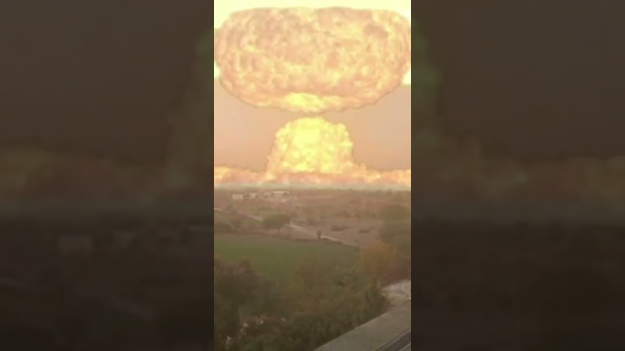 This will happen if  uses atomic bomb ایٹم بم استعمال کرنے پر ایسا ہو گا۔