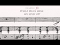 Which piece of clasical music have we sped up?