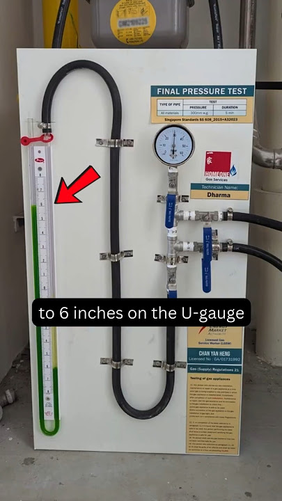 Oxford Suites: Final Pressure Test for Paloma Gas Heater