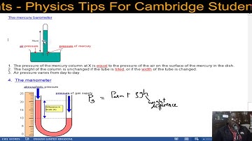 IGCSE Physics (0625): Atmospheric Pressure