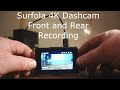 Surfola 4K 340 Degree Recording Dashcam