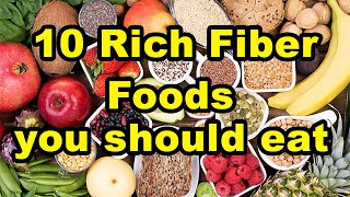 Top 10 High Fiber Foods List you should eat in Hindi