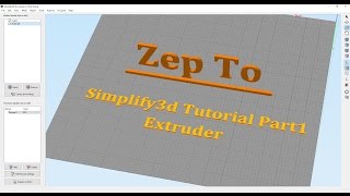 Simplify3D Extruder Tutorial Part 1 Deutsch - 3D Druck - Zep To screenshot 3