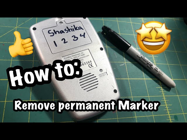 How to Remove Permanent Marker - The Happier Homemaker