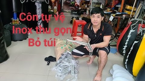 Côn inox thu gọn tư vệ|bán sỉ và lẻ côn inox xếp gọn Toankungfu