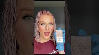 WELLA T05 PALE ROSE BLONDE TONER ON BLEACHED HAIR #bleachinggonewrong #wellat05 #hair #haircolor