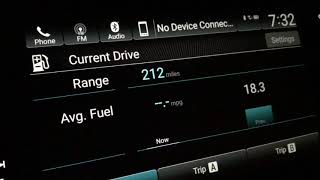 Honda Accord 2018 2.0T MPG
