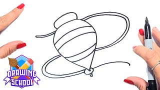How to DRAW a SPINNING TOP? 😜 Drawing a SPINNING TOP Step by Step😜