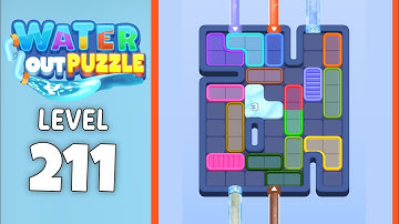 Water Out Puzzle level 211 solution 
