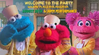 Welcome to The Party | August 26th 4:30pm Performance | Sesame Summer Splash | Sesame Place | 4K