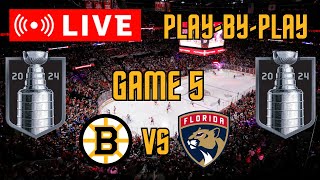LIVE: Boston Bruins VS Florida Panthers GAME 5 Scoreboard/Commentary!