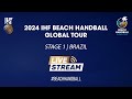 Qatar vs argentina  round robin  2024 ihf mens beach handball global tour