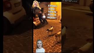 Subiu Na Moto Tá Valendo #Videosengraçados #Funny #Comedy #Dog #Shortsviral #Motocycle