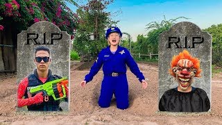 Nerf War Zombie Police Seal X Warrior Nerf Gun Fight Criminal Group Battle Gun For The Love