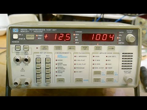  1933 HP4935A Transmission Impairment Measuring Set Part 1 Of 3