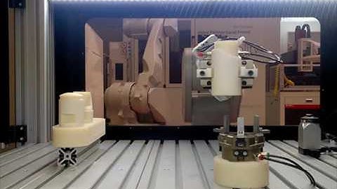Mitsubishi CNC + robot
