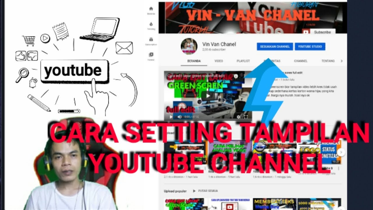 Cara Setting Tampilan Youtube - YouTube