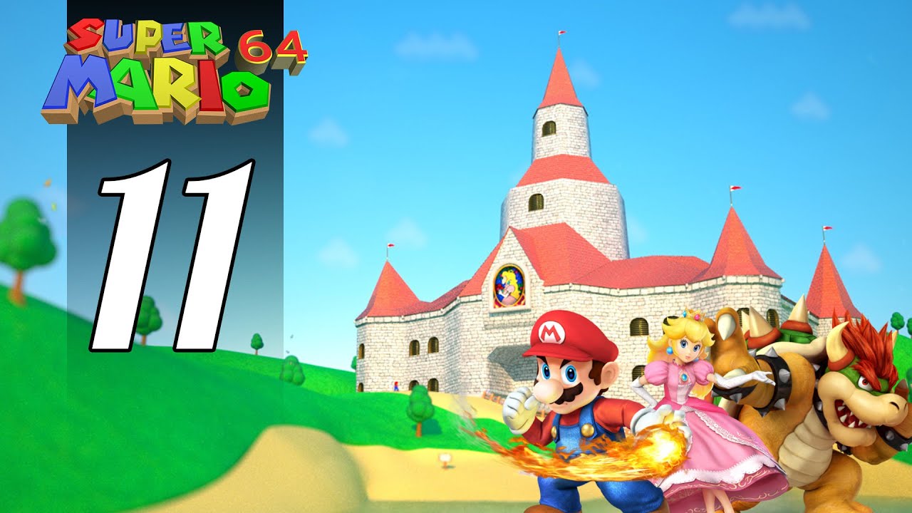 Let's Play Super Mario 64 | Course 11 - Wet-Dry World - YouTube