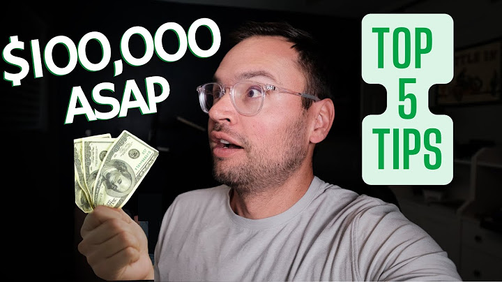 How I Saved $100000 FAST (Top 5 Tips For Beginners)