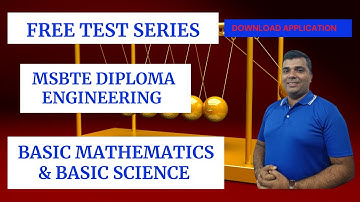 MSBTE DIPLOMA MCQ QUESTION BANK/BASIC MATHEMATICS/BASIC SCIENCE.