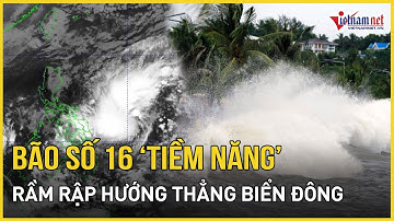 NÓNG: Bão số 16 "tiềm năng" mang mưa lớn gió giật, "rầm rập" hướng thẳng Biển Đông cuối tuần này