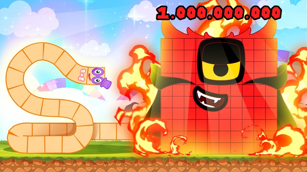 Pattern Palace | Numberblocks Snake 1-100 vs the Giant Maze Mayhem