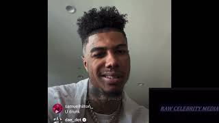 Chrisean Rock Throws Glass At Blueface