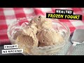 Homemade Frozen Yogurt (HEALTHY, CREAMY, NO MACHINE REQUIRED!)