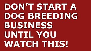 How to Start a Dog Breeding Business | Free Dog Breeding Business Plan Template Included