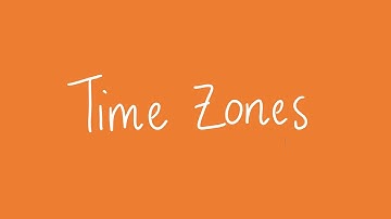Time zones | Unit 3 and 4 VCE Further Maths