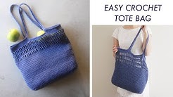 Easy Summer Crochet Tote Bag - DIY Tutorial - Durasi: 11.09. 