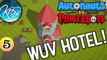 Autonauts vs Piratebots 5 - HOW TO DELETE THE PIRATE BOTS!! - Factory Game, Programming, Let