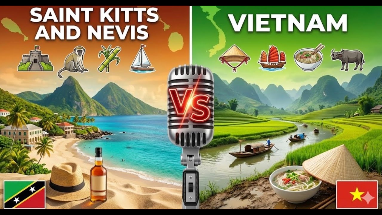 Saint Kitts and Nevis vs Vietnam: The Caribbean Jewel vs The Asian Dragon