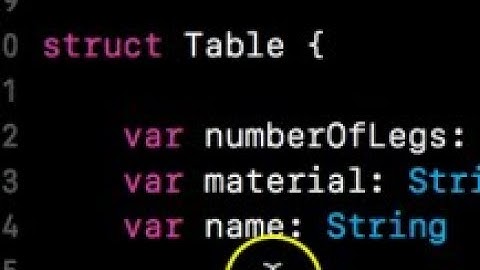 15 - Structures or Structs in Swift