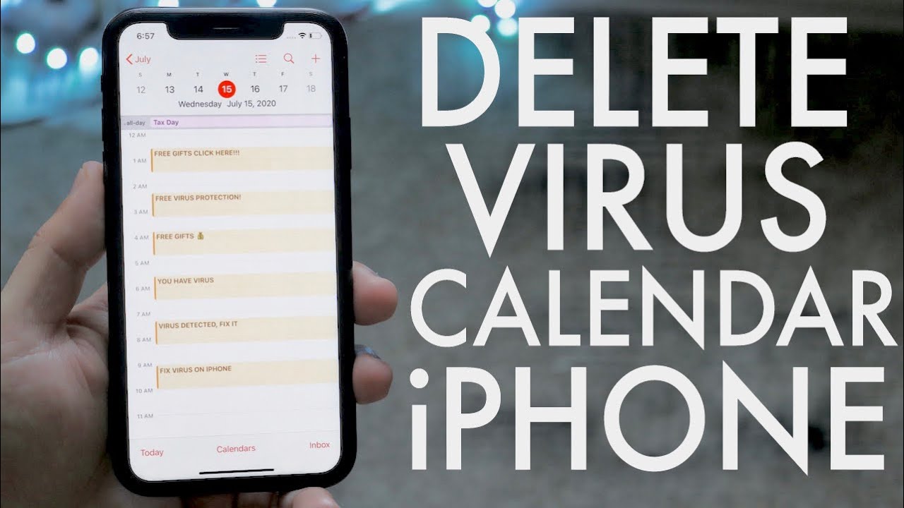 How To Remove Virus Calendar Events On iPhone! (2020) YouTube