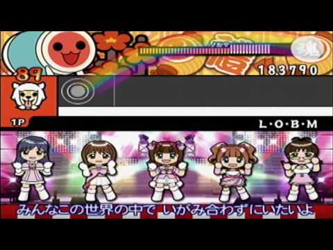 「太鼓の達人Wii3」No.153  L・O・B・M (かんたん)