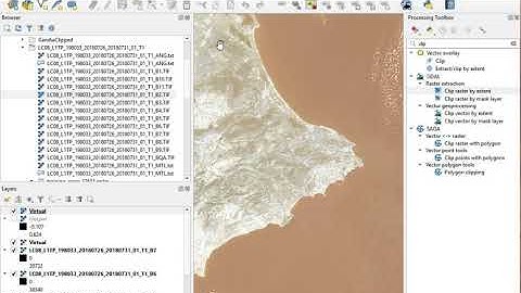 QGIS Tutorial: Cropping multiband raster