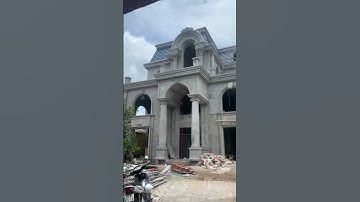 Tham khảo mẫu nhà mái vách đứng kiến trúc tân cổ điển rất đẹp /#shorts