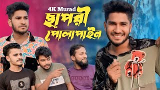 ছাপরী পোলাপাইন নিউ নাটক // ছাপরী টিকটকার // Sapri Pulapain//  #4kmurad 2024 Full Funny Video #foryou