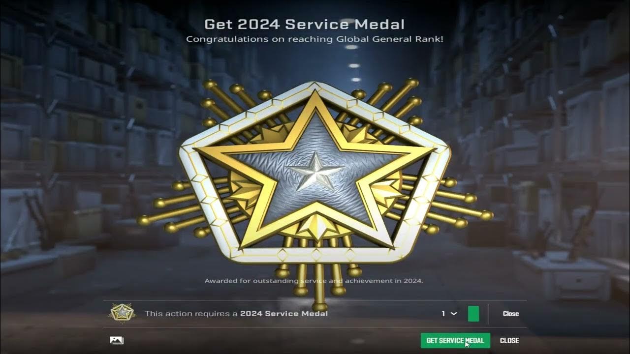 How To Get 2025 Service Medal Cs2