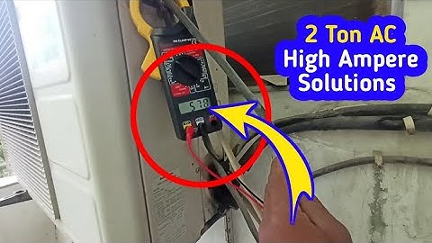 2 Ton Split Ac High Ampere Problem, 2 Ton AC Compressor Not Working But Fan Running, AC High Ampere