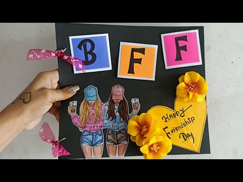 Friendship Day Scrapbook || Best Friendship day Gift|| Friendship Scrapbook Tutorial