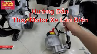 Phụ Tùng Xe Lăn Điện, Hướng Dẫn Thay Động Cơ Không Chổi Than Xe Lăn Điện Cho Người Già Lớn Tuổi