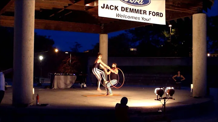 Carla Samson & Scott Van Sice at World Hoop Day Mi...