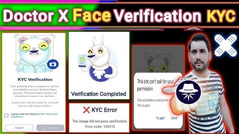 Doctor X Face Verification Kyc | Doctor X kyc Error | Doctor X kyc All Problem Solved