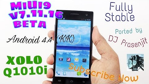 MiUi9 v7.11.16 beta stable Rom for XOLO Q1010i
