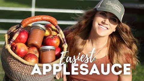 Single-Ingredient, EASY Applesauce Canning
