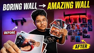 I Turned My Boring Wall Into an EPIC Poster Wall! 🤯#WallPoster #Transformation @byteslab