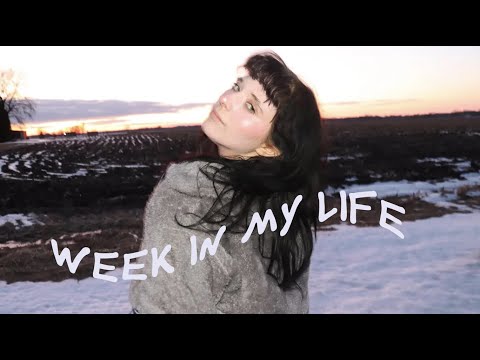 week in my life vlog | snowed in